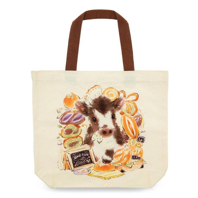 BUNNYLULU × Large Canvas Tote Bag, Reusable Cotton Bag for Lunch Grocerry Beach Gym, Eco-Friendly and Adorable Holiday Gifts