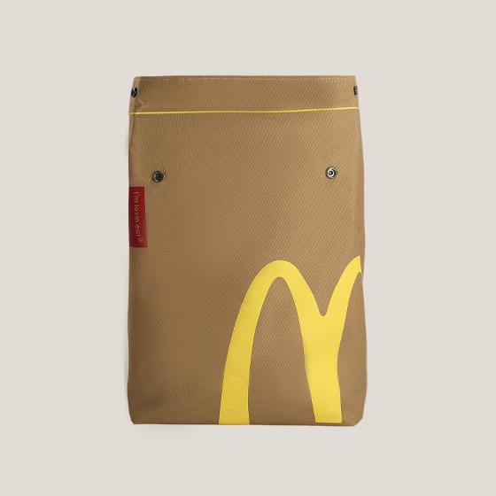 McDonald's Backpack Lightweight Knapsack Funny School Bag for Men Women