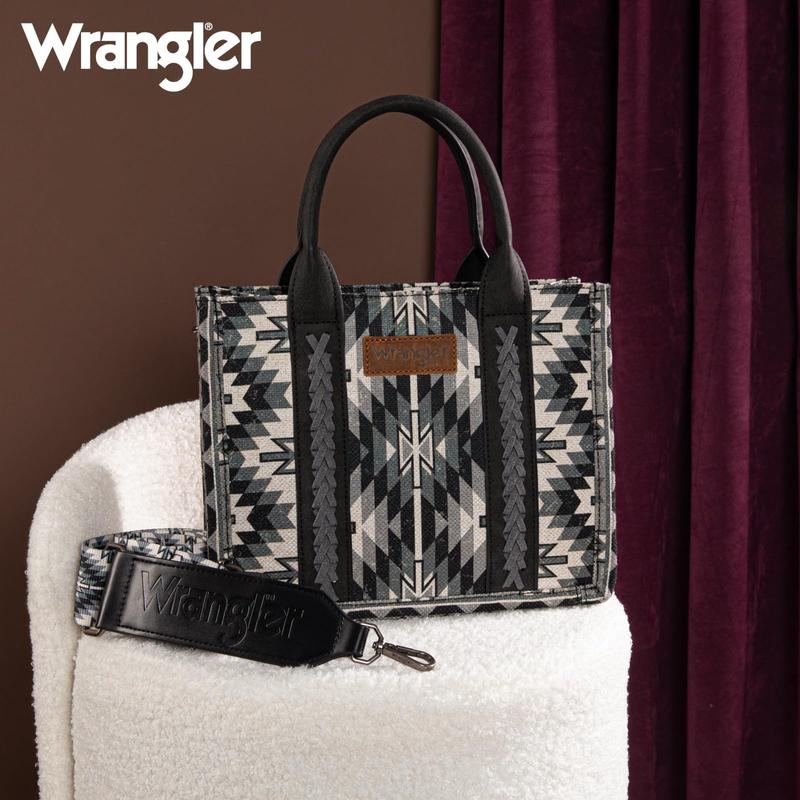 Wrangler Medium Tote Bag Boho Aztec Purse Top Handle Stachel Handbag