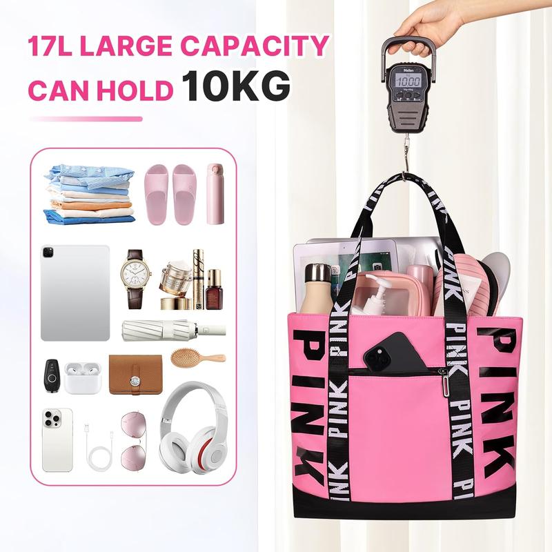 Travel Tote Bag for Women, Large Waterproof Beach Bag for Daily