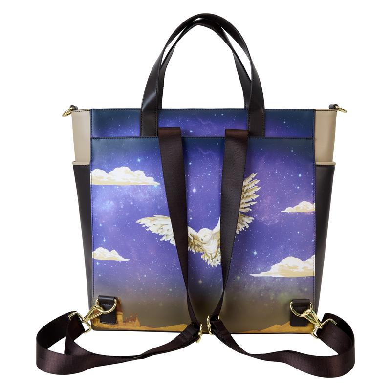 Harry Potter Hogwarts Starry Sky Convertible Backpack & Tote Bag