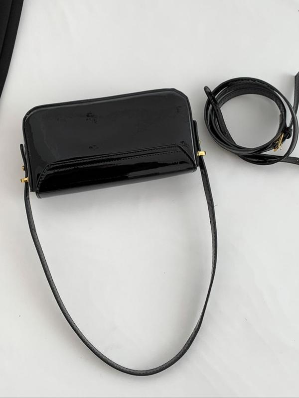 Women's Elegant Solid Crossbody Bag, Fashionable Pu Leather Shoulder Bag for Daily Used, Casual Trendy Versatile High-quality Daily Commuting Bag Crossbody Bag Women