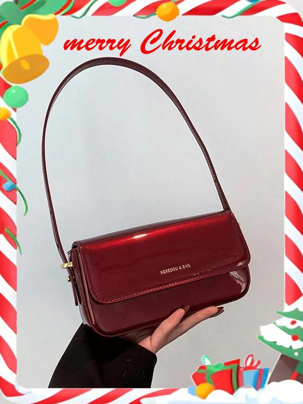 Women's Elegant Solid Crossbody Bag, Fashionable Pu Leather Shoulder Bag for Daily Used, Casual Trendy Versatile High-quality Daily Commuting Bag Crossbody Bag Women