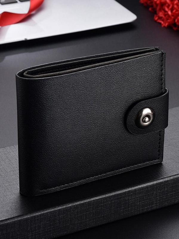 Men's Business Minimalist Wallet, Trendy Bifold Short Wallet, Chic Vintage Card Holder & Wallet for Work & Daily Use As Birthday Gift