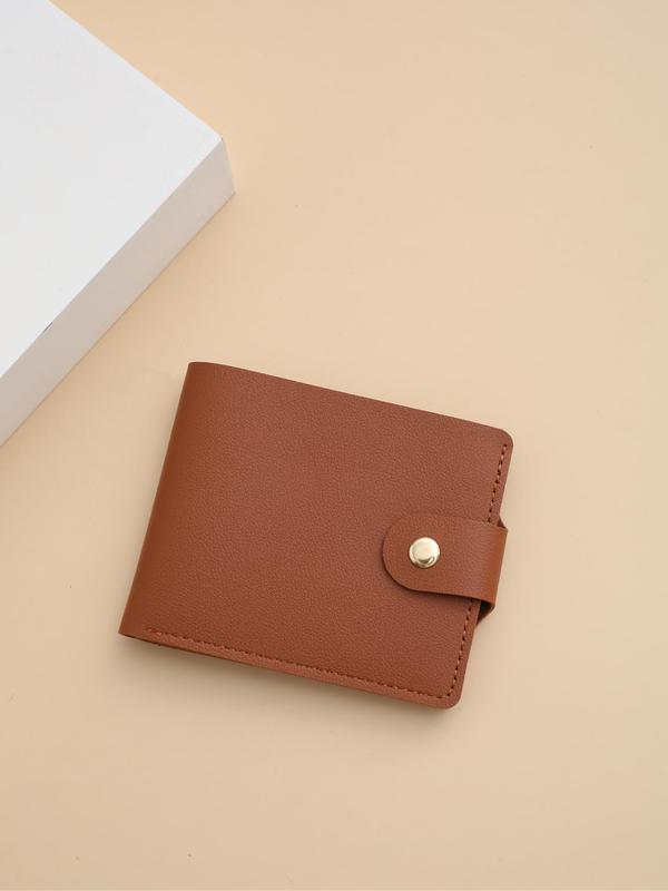 Men's Business Minimalist Wallet, Trendy Bifold Short Wallet, Chic Vintage Card Holder & Wallet for Work & Daily Use As Birthday Gift