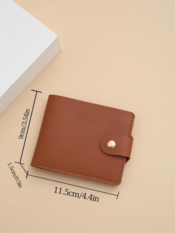 Men's Business Minimalist Wallet, Trendy Bifold Short Wallet, Chic Vintage Card Holder & Wallet for Work & Daily Use As Birthday Gift