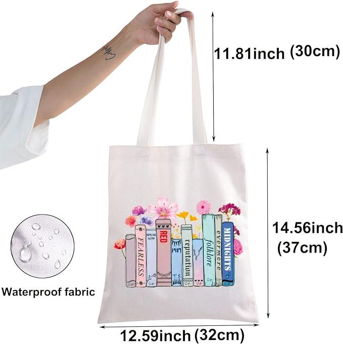 Singer Album Tote Bag Song Inspired Gift Album Gifts Music Lovers Reusable Bag For Women
