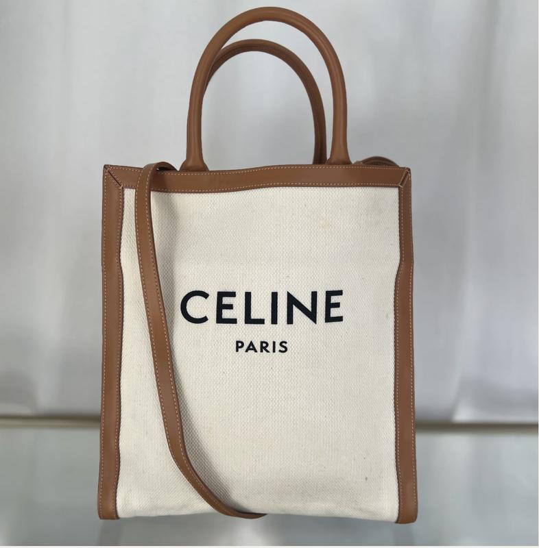 Pre-owned Celine canvas tote bags Vertical Cabas Tote