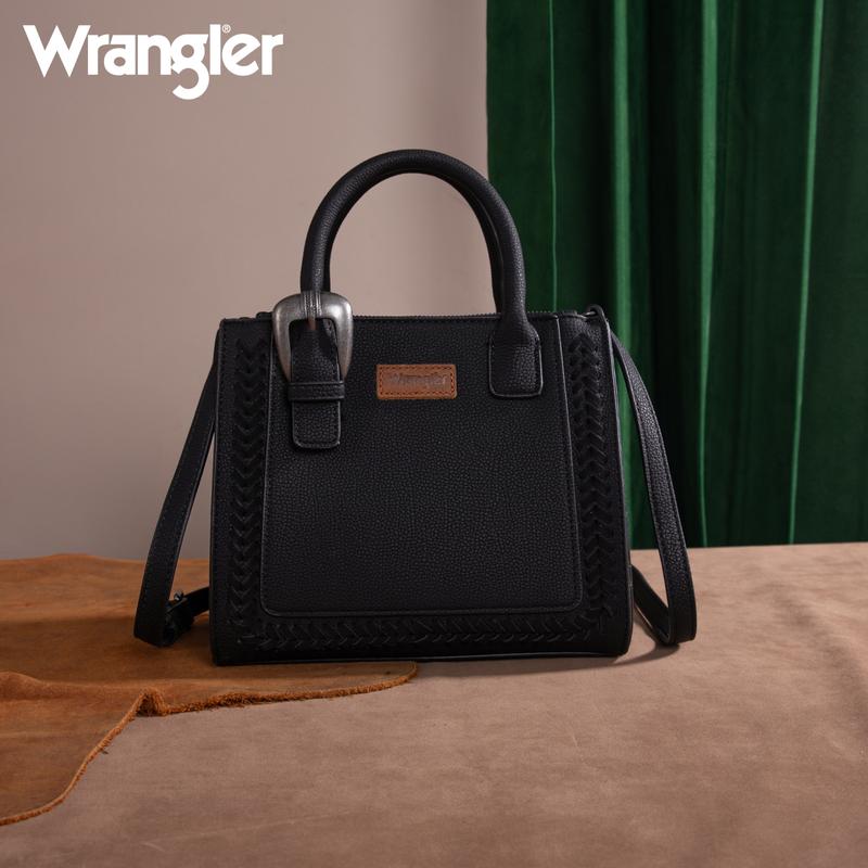 Wrangler Top-handle Handbags Tote Bag for Women Western Satchel Purses with Crossbody Strap