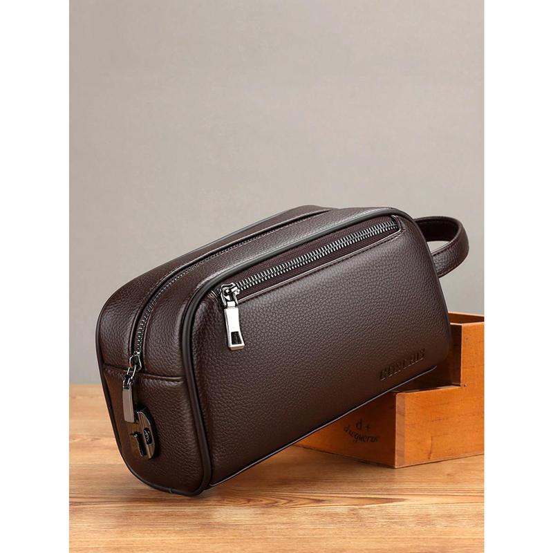 gorchis New Style Men's Clutch Bag Password Lock Anti-Theft Multi-Pocket High-Quality Clutch Bag Mobile Phone Bag Business Casual All-Match Trendy Men's Bag Man Bag Back To School Students School Supplies Fall Halloween Teacher Handbag Purse Wristlet Bag