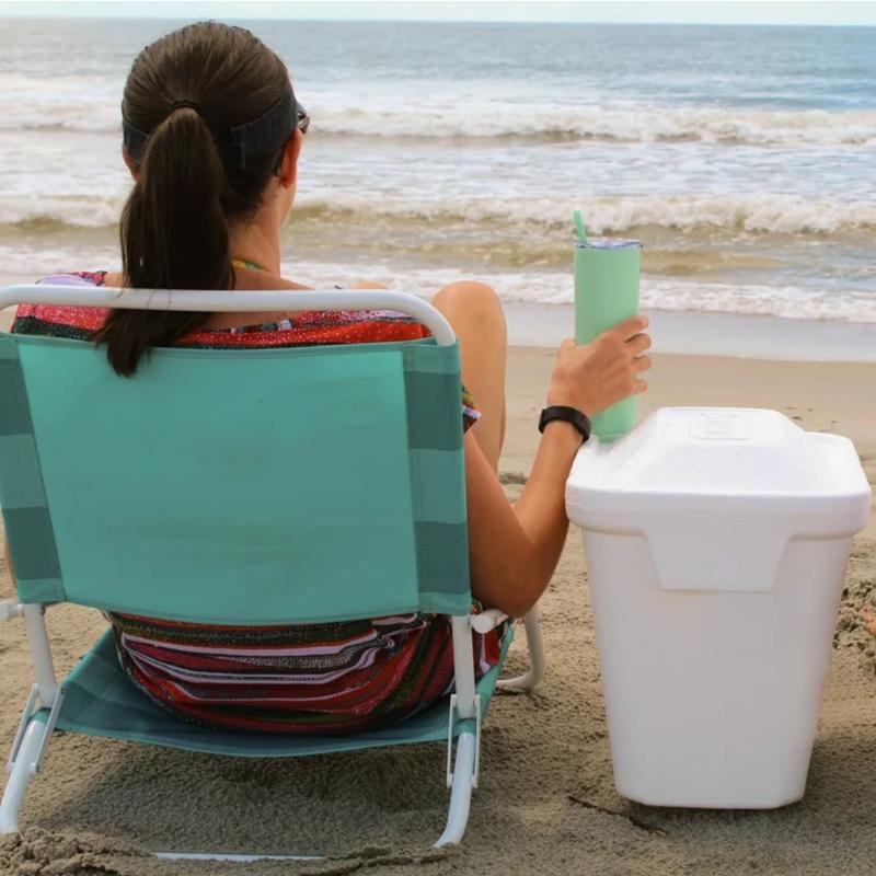 24 Can Envirocooler Foam 28Qt Foam Cooler, White