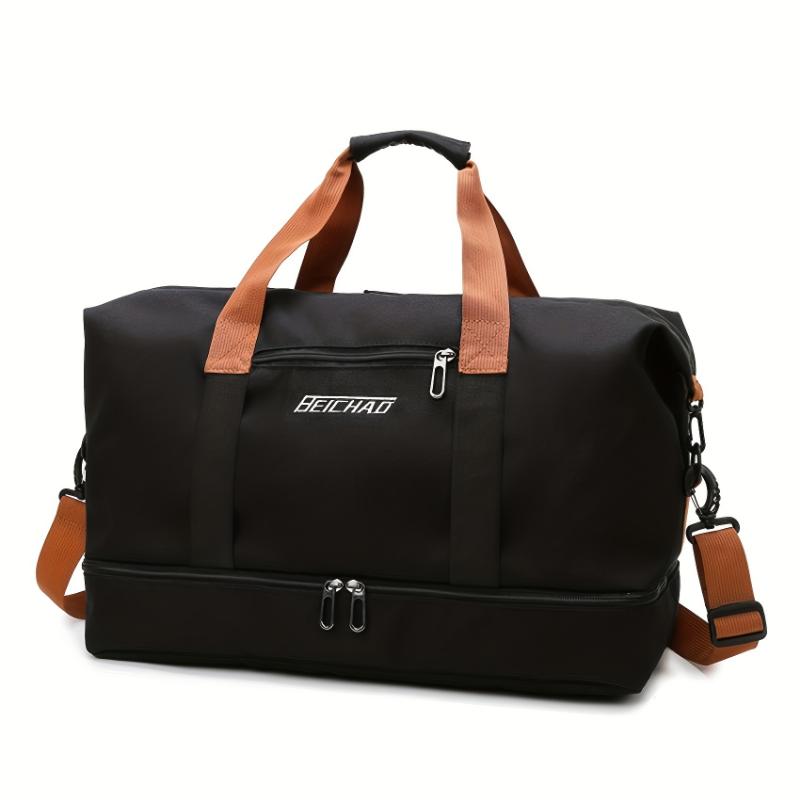 1pc Dry Men's Crossbody Duffel Bag, Multi-Compartment Weekend and Travel Bags