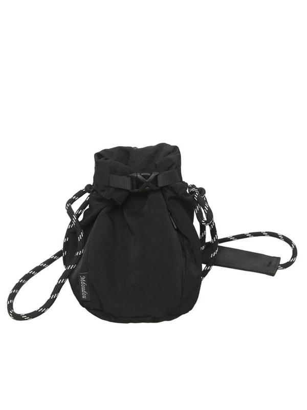 Unisex's Solid Color Buckle Sports Bag, Casual Minimalist Versatile Crossbody Bag, Trendy Outdoor Bag for Men & Women