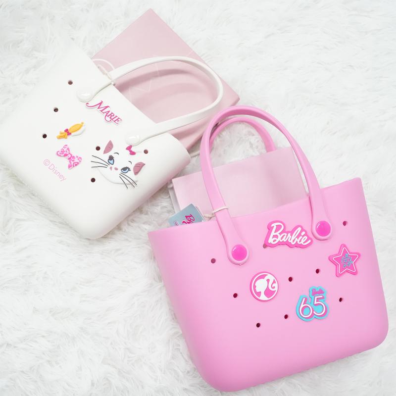 [Christmas Special] Barbie Daylight Shiny Series Blue Bento Bag with Holes + Disney Series Mini Bento Tote Bag (Marie Cat)