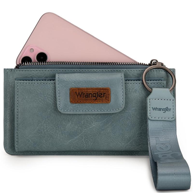 Wrangler Wristlet Wallets for Women with ID Window and a Coin Purse