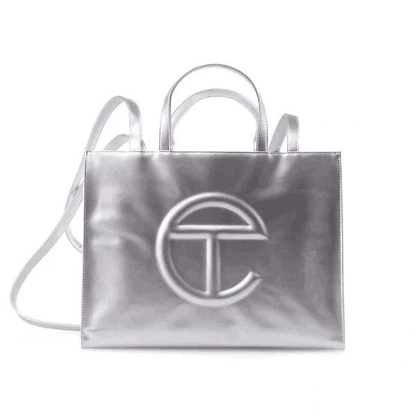 Telfar Medium Silver Crossbody & Shoulder Bag for Women