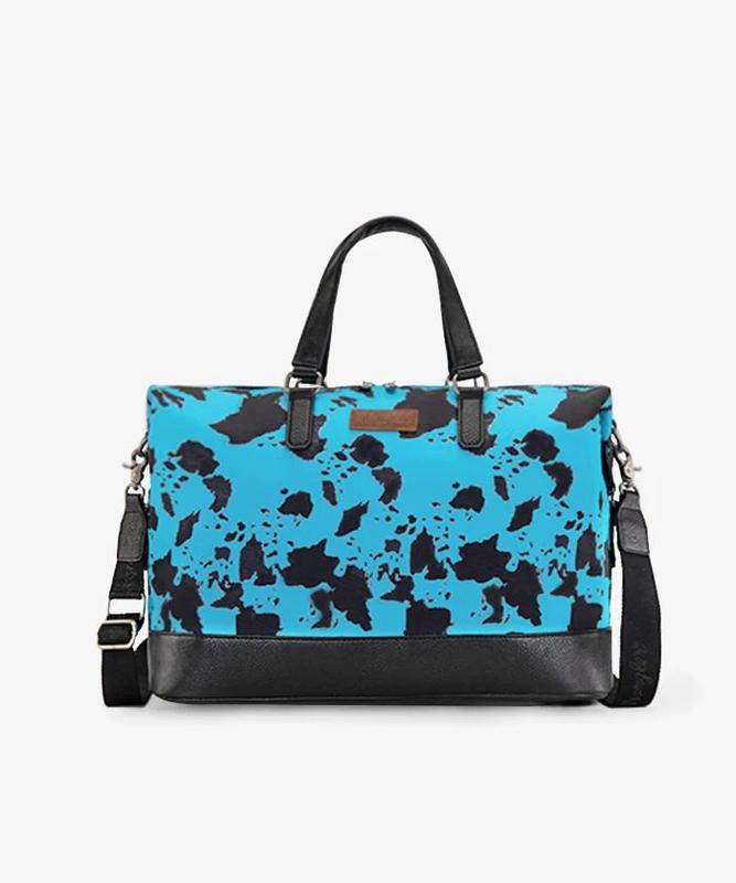 Wrangler Cow Print Trolley Sleeve Weekender