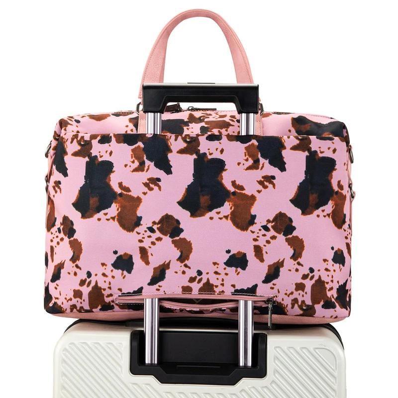 Wrangler Cow Print Trolley Sleeve Weekender