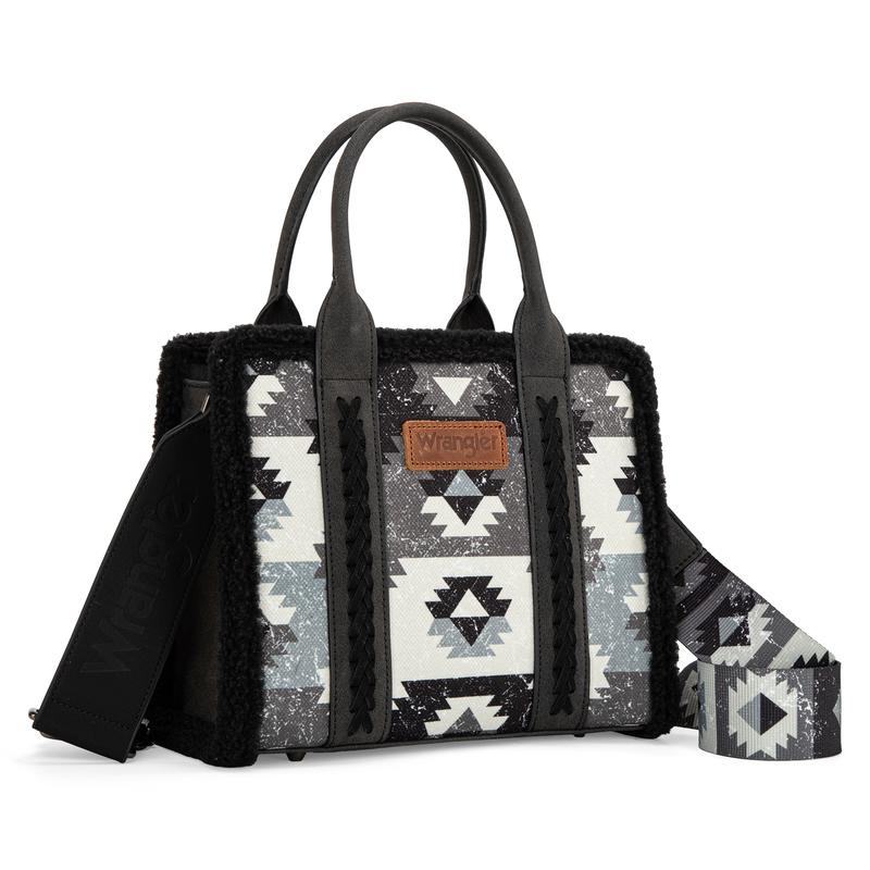 Wrangler PU Leather Trendy Handbag for Women Crossbody Bag with Adjustable Shoulder Straps