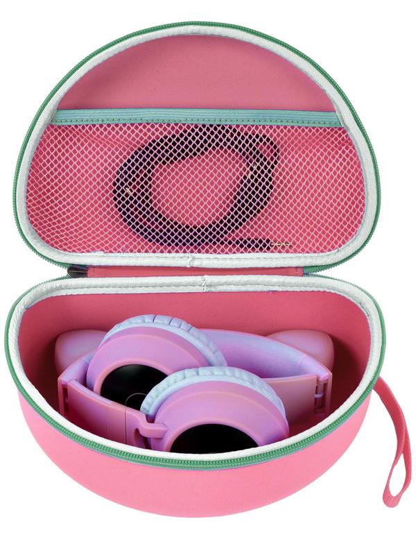 Minimalist Casual Plain Portable Travel Bag,  Lightweight Simple Design Solid Color Headphone Case