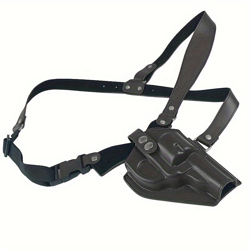Super Comfortable and High Security Adjustable Shoulder Holster-10mm Thick Padded for Men and Women-Universal Chest Nested Design