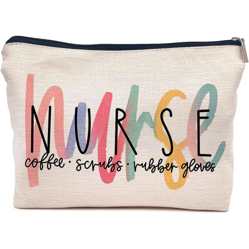 Nurse Makeup Bags,Nurse Life Makeup Bag Zipper Pouch Travel Toiletry Gifts For Women,Nurse Appreciation Gift, Week Gift, Gift,Nurse Graduate Gifts