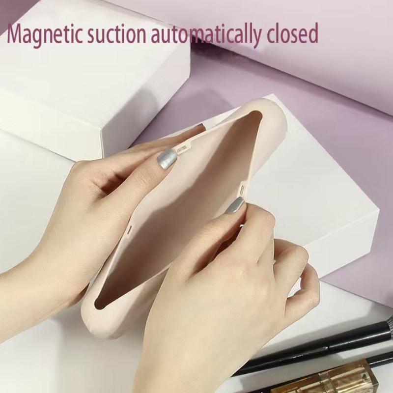 Portable Makeup Brush Storage Bag, Washable Makeup Brush Organizer, Professional Makeup Tools for Women & Girls
