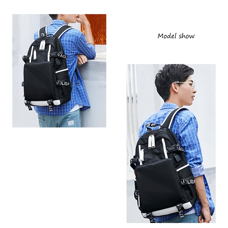 Basketball Player Star K-obe Multifunction Colorful Mix Logo Backpack Casual Fans Laptop Daypack