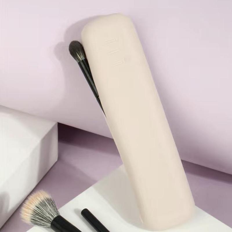 Portable Makeup Brush Storage Bag, Washable Makeup Brush Organizer, Professional Makeup Tools for Women & Girls