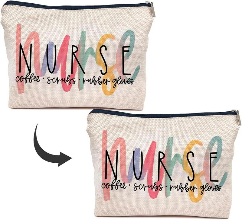 Nurse Makeup Bags,Nurse Life Makeup Bag Zipper Pouch Travel Toiletry Gifts For Women,Nurse Appreciation Gift, Week Gift, Gift,Nurse Graduate Gifts