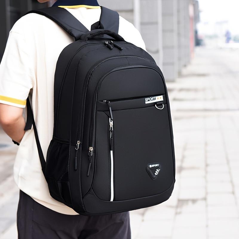 Large Capacity Waterproof Laptop Men's Travel Backpack for Middle School, High School, and College Students