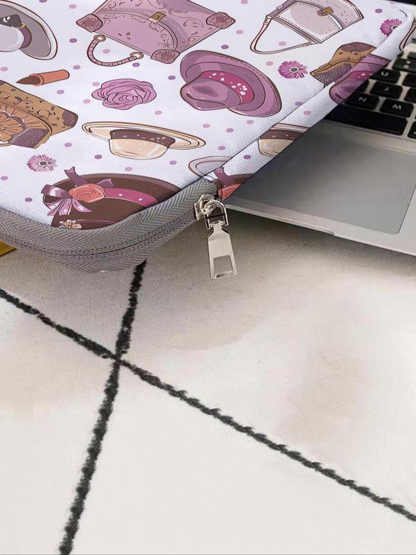 Fashion Cartoon Pattern Laptop Bag, Soft Laptop Cover, Laptop Zipper Storage Bag, Suitable for Laptop, Tablet Cover, Laptop Accessories