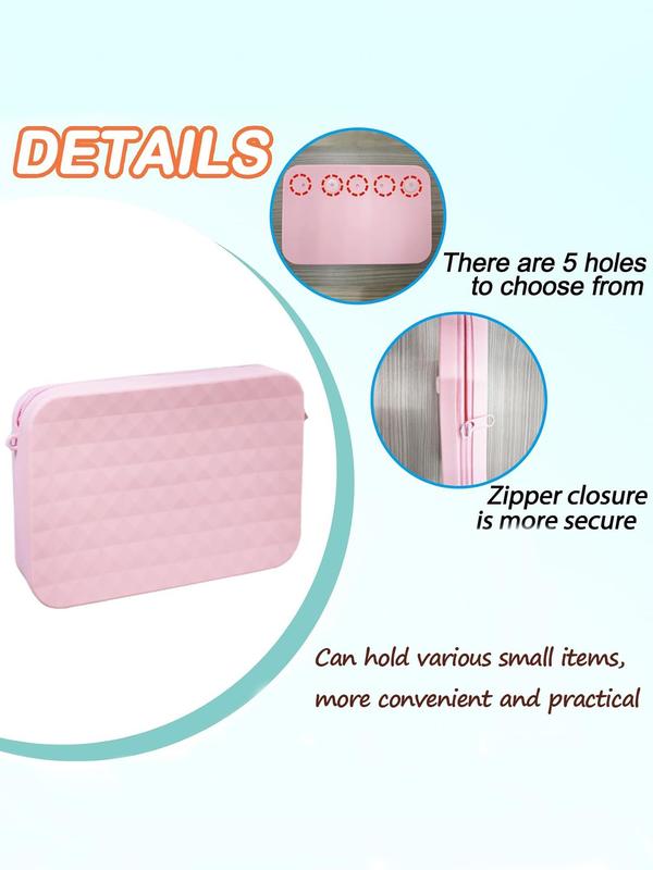 Silicone Coin Purse Bag, Cute Hanging Bag Accessories, Soft and Non-deformable Silicone Mobile Phone Bag for Borg Bag