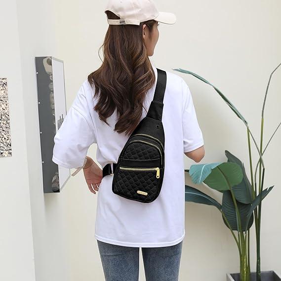 Sling Bag Crossbody Backpack for Men Women Sling Backpack Hiking Daypack Multipurpose Cross Body Chest Bag