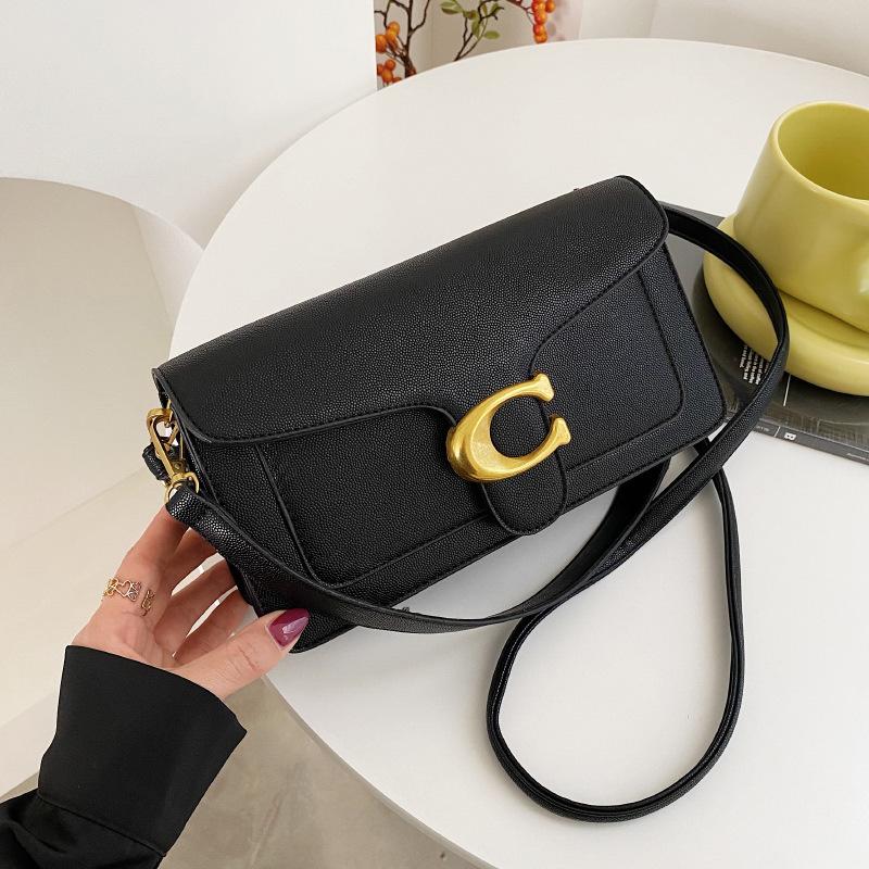 Niche Texture Retro Small Bag 2024 New Bag Women's Bag Crossbody Bag High-end Fashion Small Square Bag