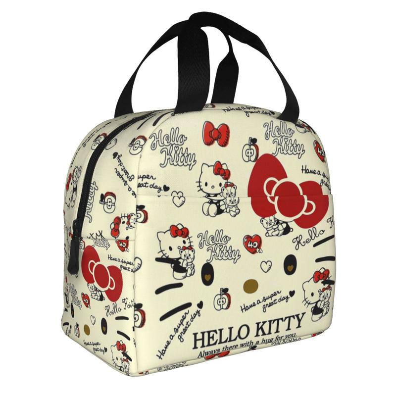 Cute hello kitty   Lunch Box lunch bags for adults Women Reusable Cooler Bag Tote Bag for Work Picnic Gifts for Women Mom