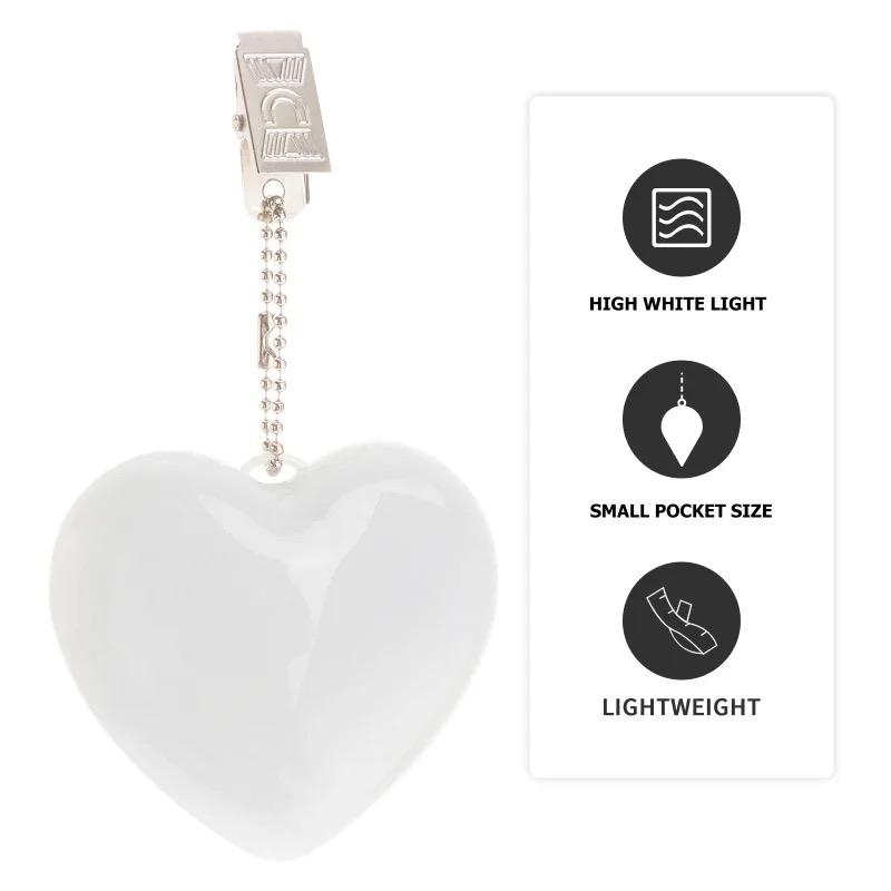 Purse Light Handbag Lights, Touch Sensor Glowing Heart Shaped Mini Heart Touch Purse Glow Light Small Portable Light Touch Bag Purse