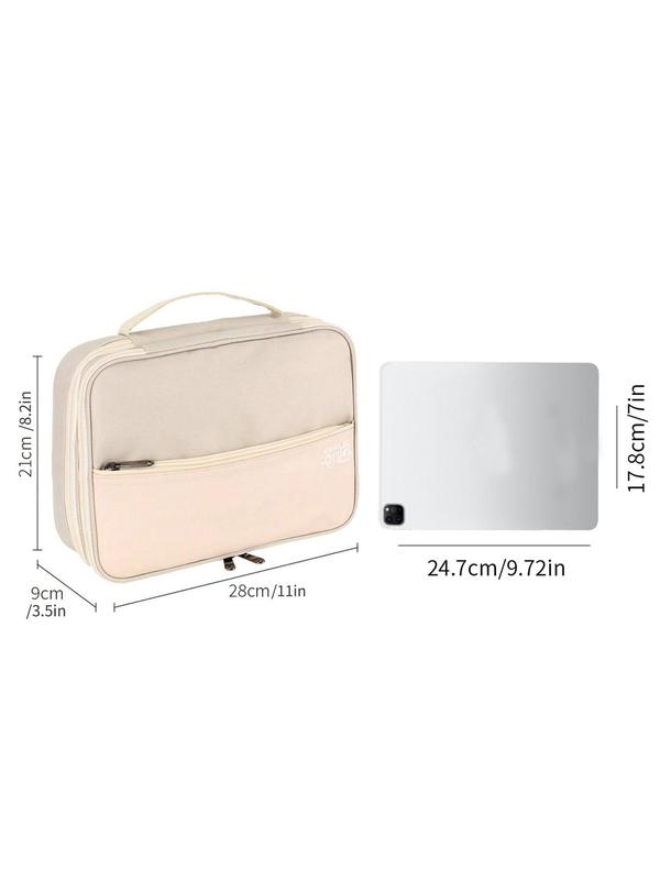 Multi-functional Layered Waterproof Makeup Bag, Large Capacity Cosmetic Organizer, Makeup Storage Bag, Travel Cosmetic Bag, Perfect Gift for Birthday
