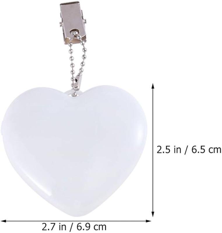 Purse Light Handbag Lights, Touch Sensor Glowing Heart Shaped Mini Heart Touch Purse Glow Light Small Portable Light Touch Bag Purse