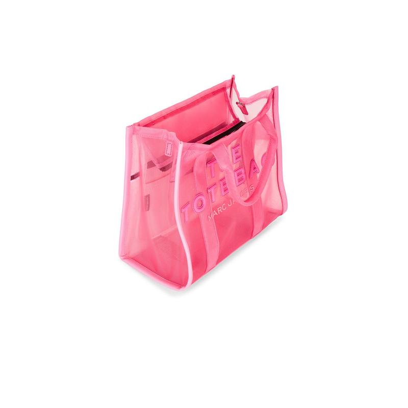 Marc Jacobs The Mesh Medium Tote Bag in Candy Pink