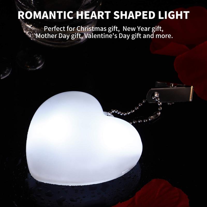 Purse Light Handbag Lights, Touch Sensor Glowing Heart Shaped Mini Heart Touch Purse Glow Light Small Portable Light Touch Bag Purse