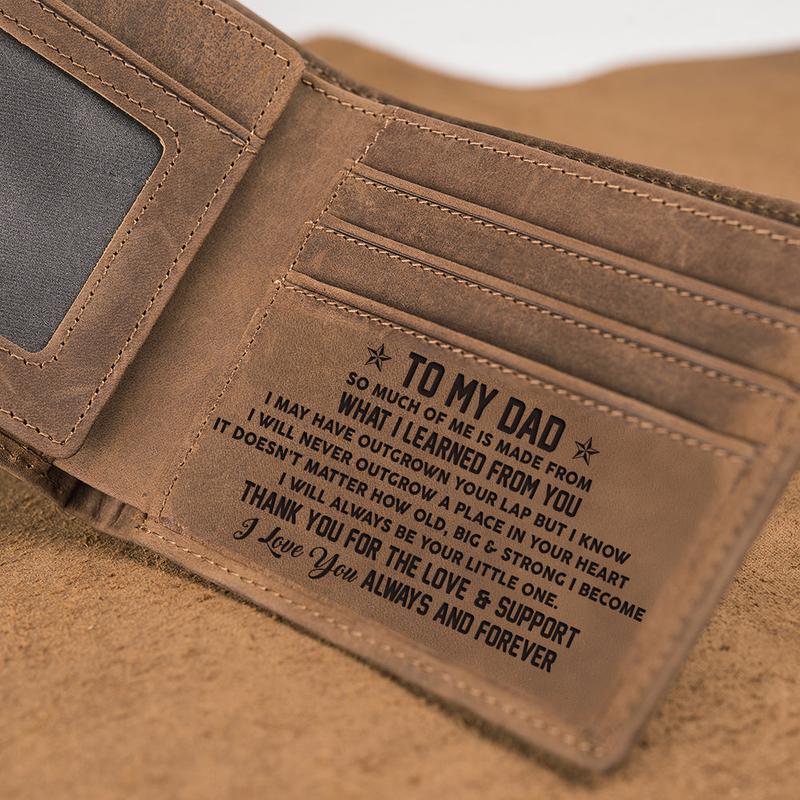 Personalized Wallet For Dad, Gifts For Dad, OUT GROW W23
