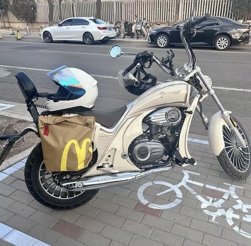Funny McDonald's KFC and Starbucks Backpack Creative Canvas Backpacks Shoulder Bag Set Casual Knapsack For Men Women