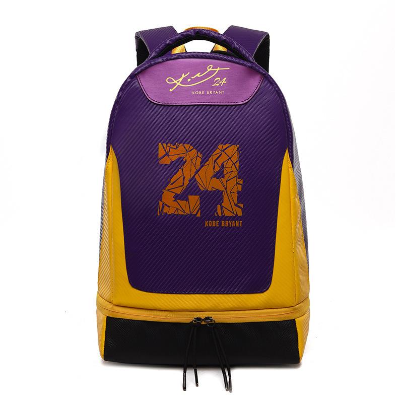 Ko-be Commemorative Backpack Multi-Functional No.24 Basketball Bag Schoolbag