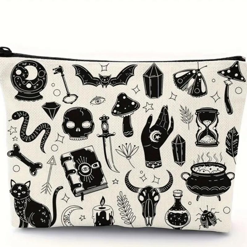 Spooky Catch All Bag With Satin Scrunchies