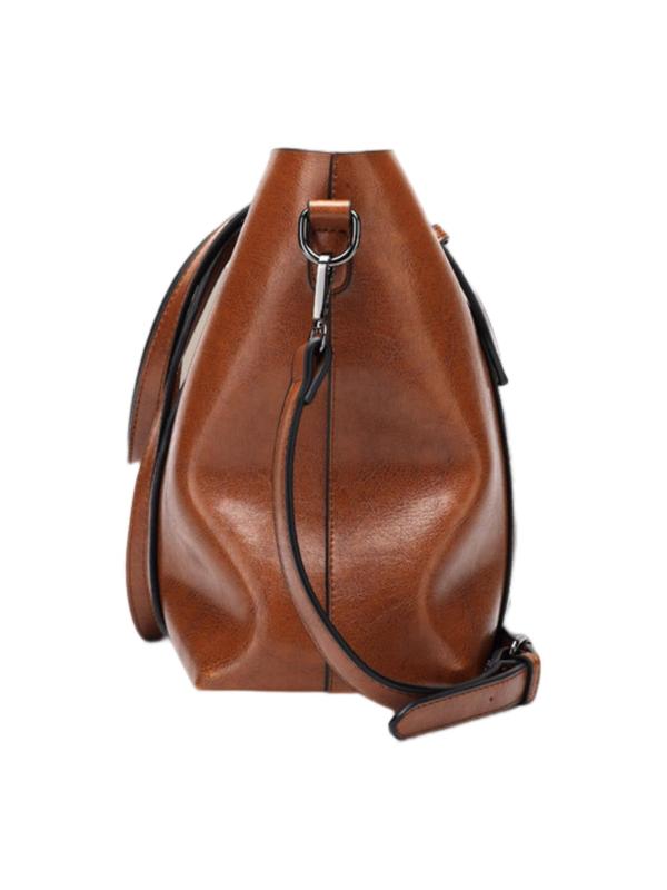 Summer New Trend Casual Plain Large Volume Tote Bag As Gift, Fashionable Pu Leather Shoulder Bag with Adjustable Strap for Work Office & Daily Used