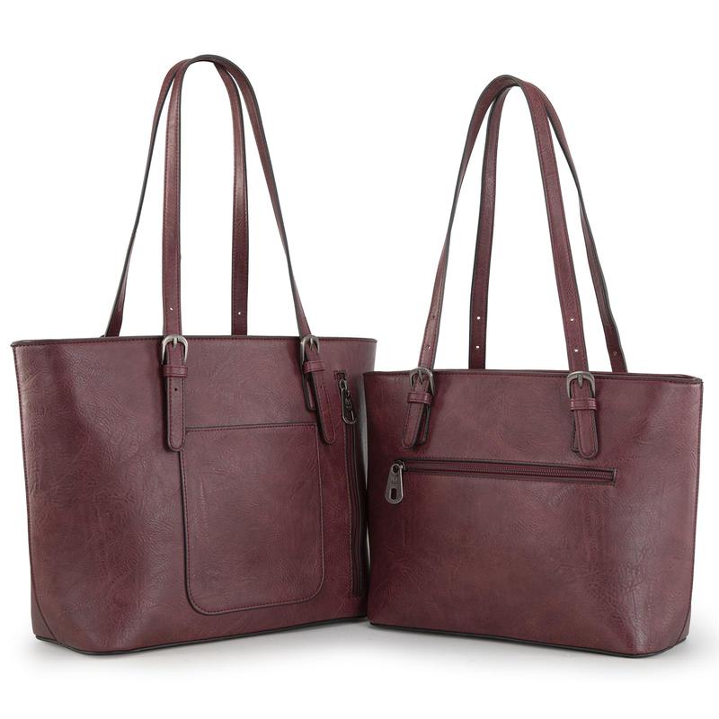 Montana West Tote Bag for Women Large Purse and Handbags Set Embossed Collection Purse 2Pcs Set