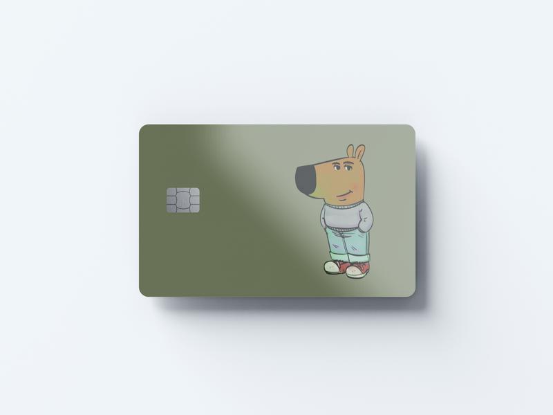 Chill Guy Meme Credit Card Cover Skin - Credit Debit Card Skin