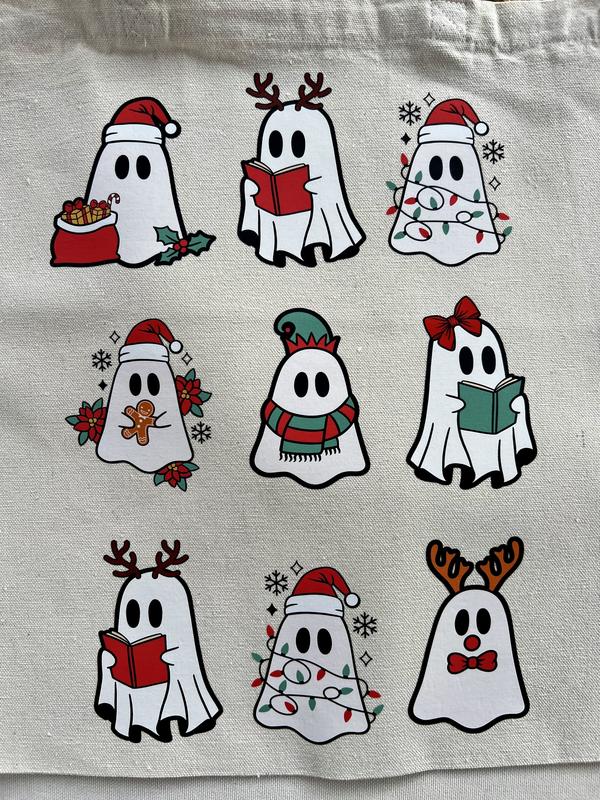 Christmas Ghosts Tote Bag