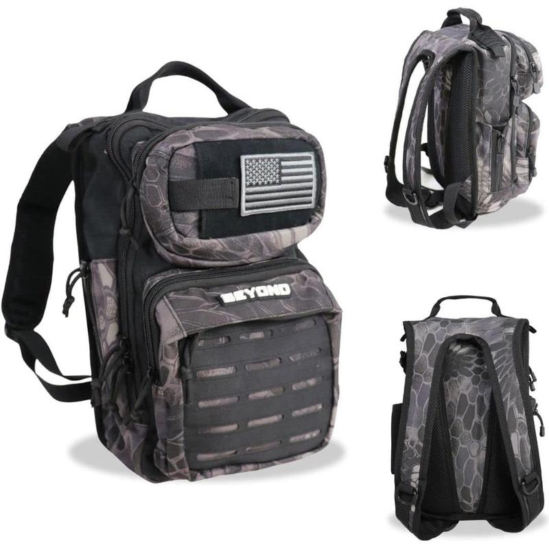 Fishing Tackle Backpack- The Voyager (Black Onyx)